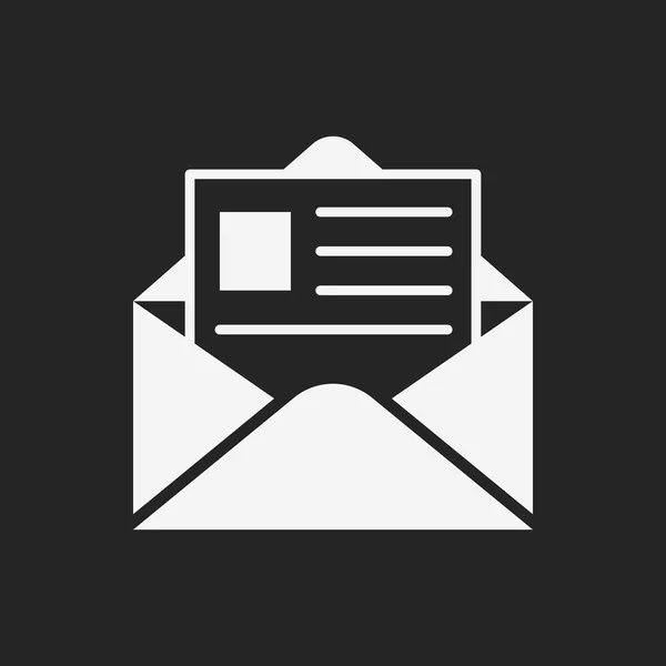 Icône de messagerie de bureau — Image vectorielle