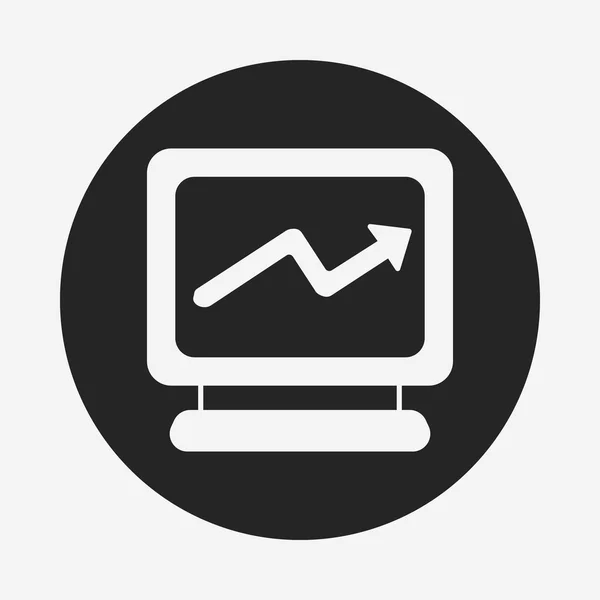 Icona del computer — Vettoriale Stock