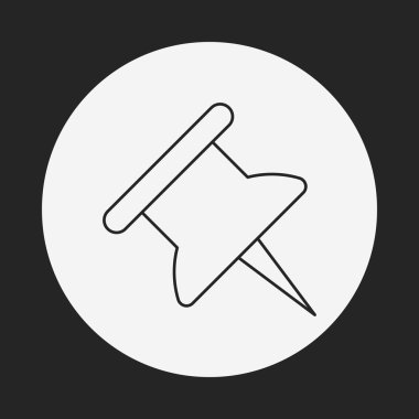 İğne çizgi simgesine bas