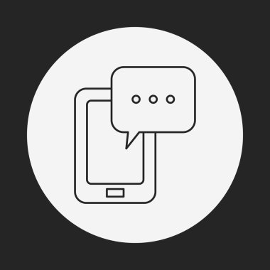 telefon satırı simgesi