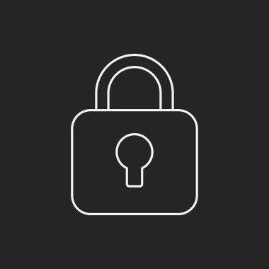 kilit satırı simgesi