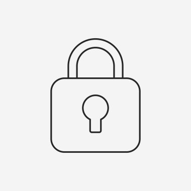 kilit satırı simgesi