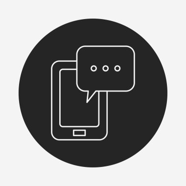 telefon satırı simgesi