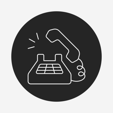 telefon satırı simgesi