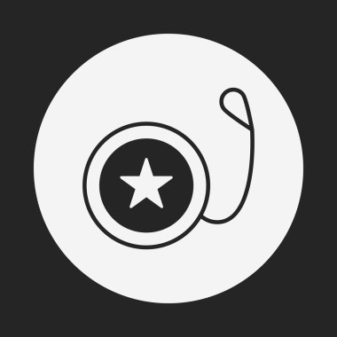 oyuncak yo-yo simgesi