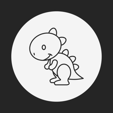 oyuncak dinozor simgesi