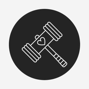 oyuncak çekiç simgesi