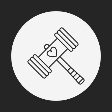 oyuncak çekiç simgesi