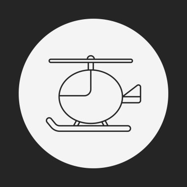 oyuncak helikopter simgesi