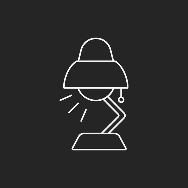 Lampenzeilen-Symbol — Stockvektor
