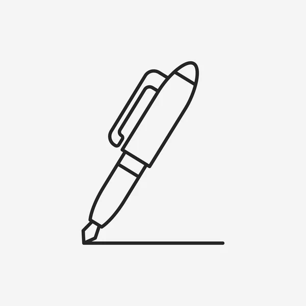 Pen lijn pictogram — Stockvector