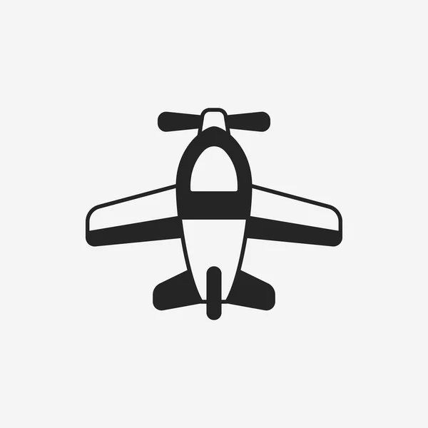 Speelgoed vliegtuig pictogram — Stockvector