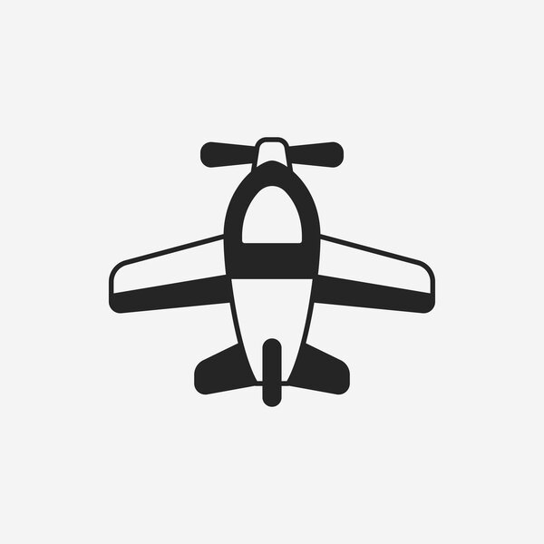 toy airplane icon