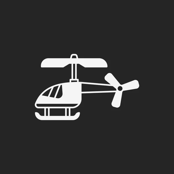 Toy helicopter icon — Stock Vector