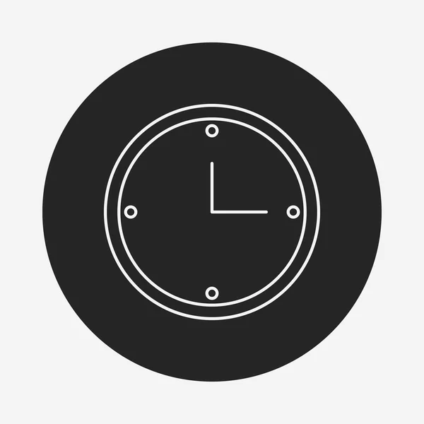 Clock line icon — Stock Vector