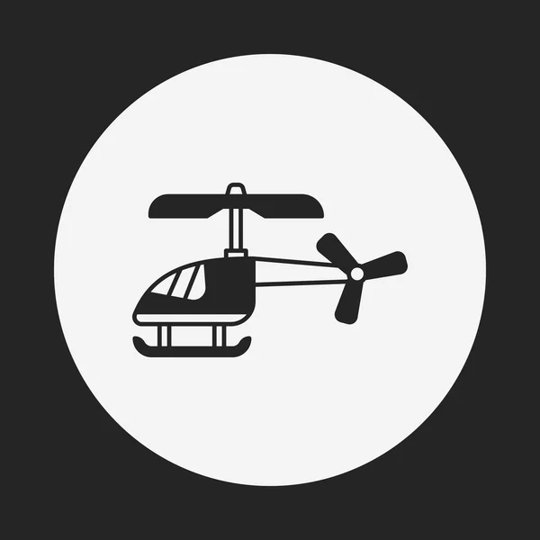 Toy helicopter icon — Stock Vector