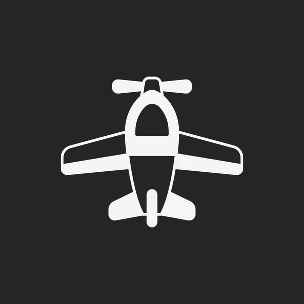 Spielzeugflugzeug-Ikone — Stockvektor
