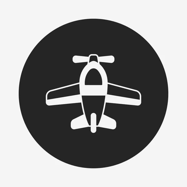 Hračka letadlo ikona — Stockový vektor