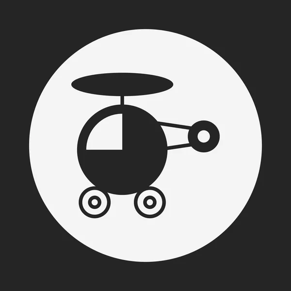 玩具直升机图标 — 图库矢量图片
