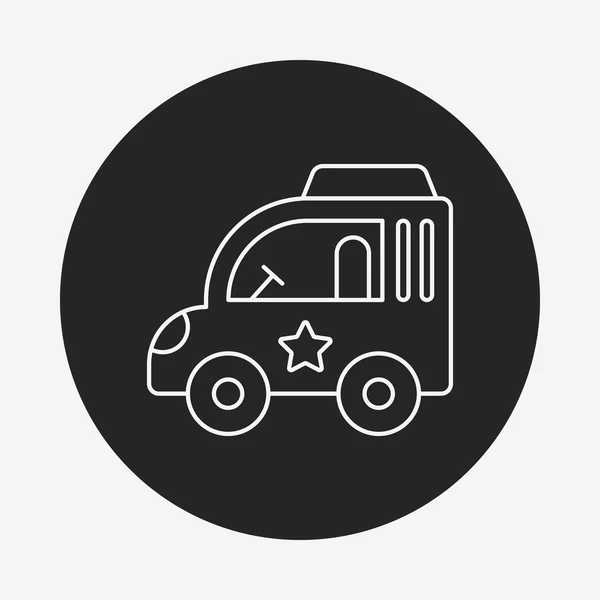 Toy car icon — Stock Vector