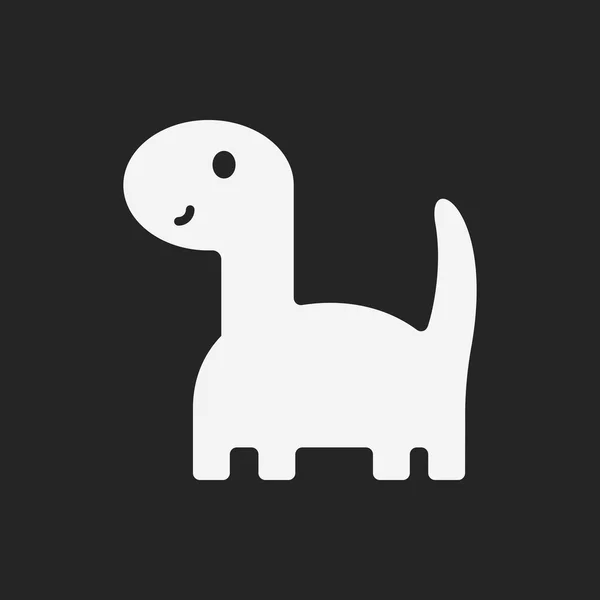 Juguete dinosaurio muñeca icono — Vector de stock