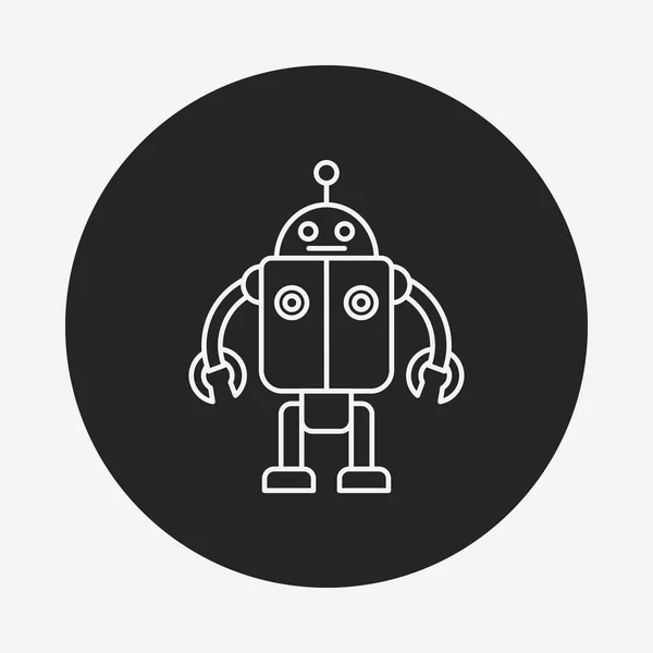 Toy robot icon — Stock Vector