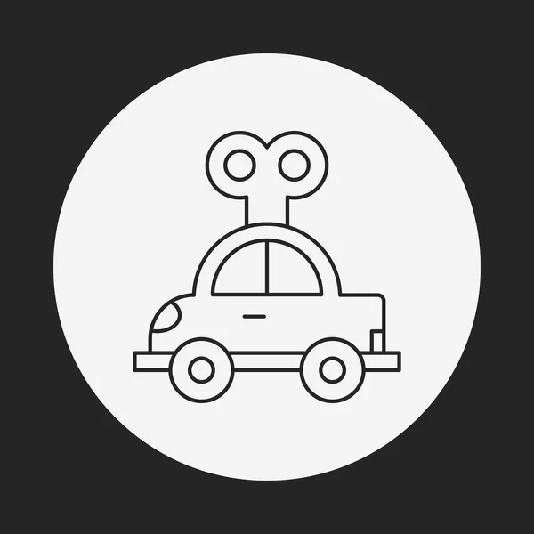Икона игрушечного автомобиля — стоковый вектор