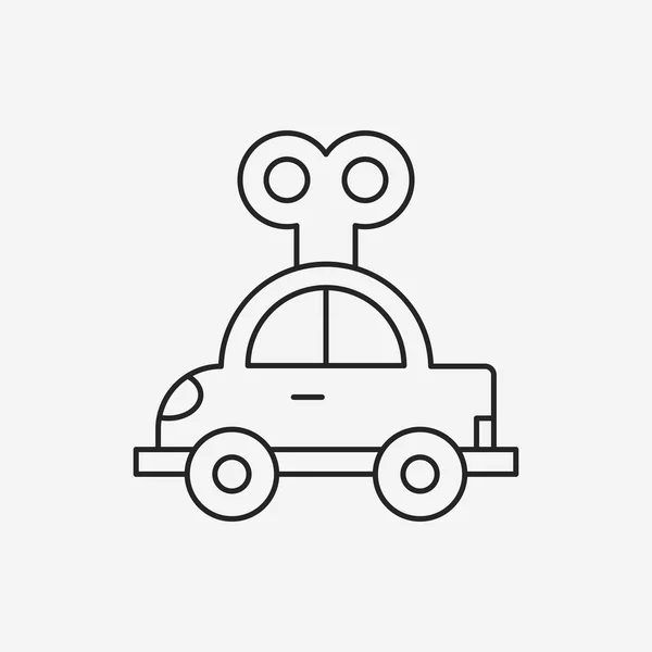 Speelgoed auto pictogram — Stockvector