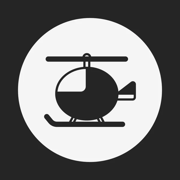 Juguete helicóptero icono — Vector de stock