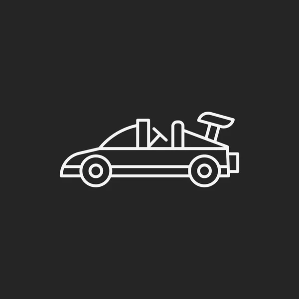 Икона игрушечного автомобиля — стоковый вектор