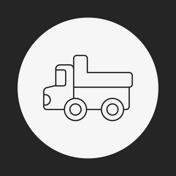 Hračka auto ikona — Stockový vektor