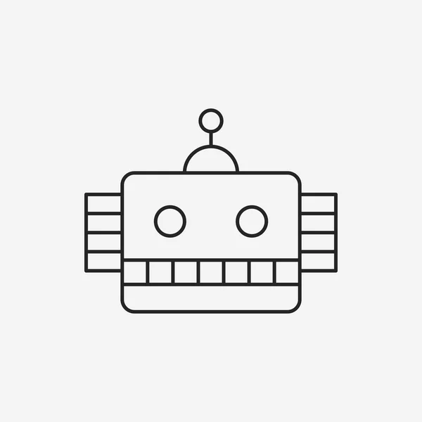 Zabawka robot ikona — Wektor stockowy