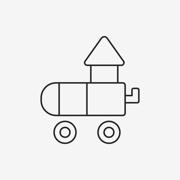 Educatieve speelgoed pictogram — Stockvector