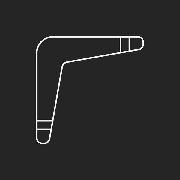 Juguete boomerang icono — Archivo Imágenes Vectoriales