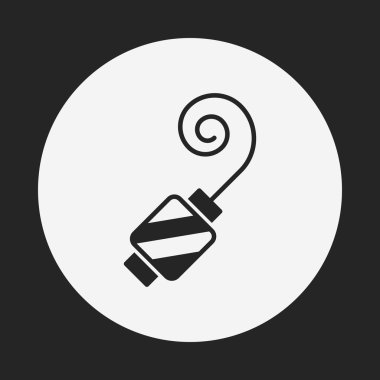 doğum günü partisi boynuz simgesi