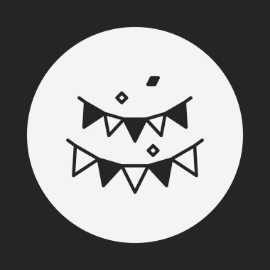 doğum günü kurdele simgesi