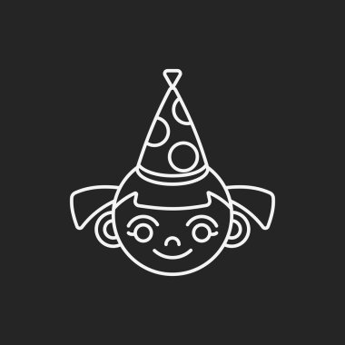 doğum günü karakter satırı simgesi