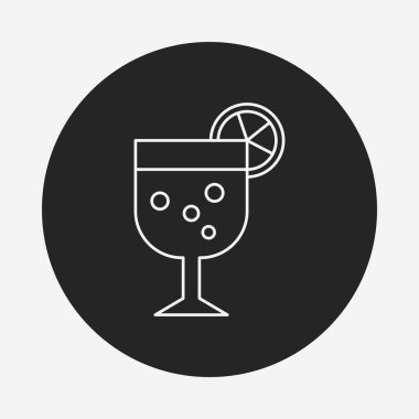 doğum günü içki satırı simgesi