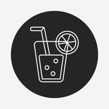 doğum günü içki satırı simgesi