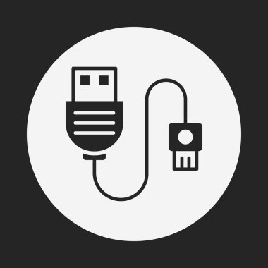 USB kablo simgesi