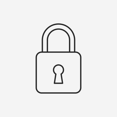 kilit satırı simgesi