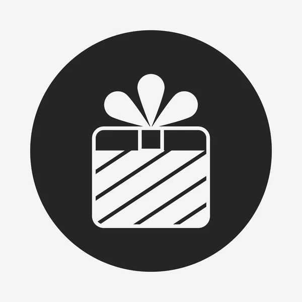 Icono regalo de cumpleaños — Vector de stock