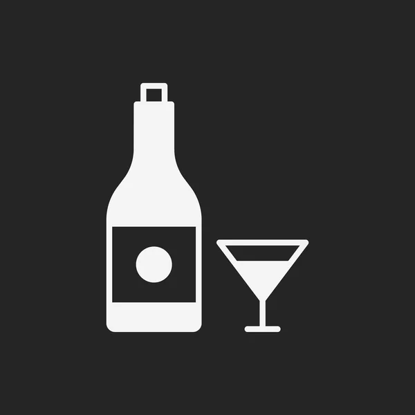 Birthday drink icon — Stock Vector