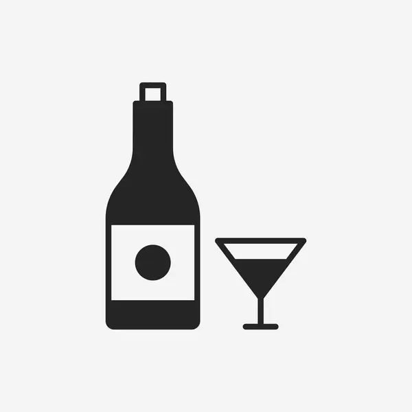 Narozenin nápoj ikona — Stockový vektor