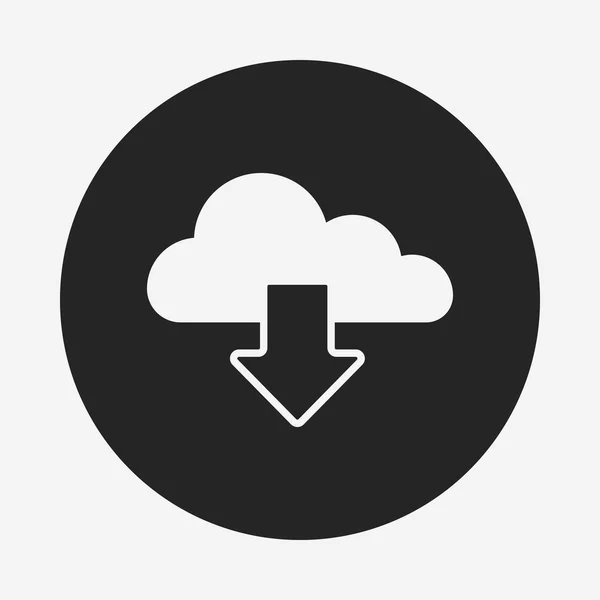 I-cloud-Symbol — Stockvektor