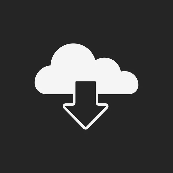 I-σύννεφο εικονίδιο — Διανυσματικό Αρχείο