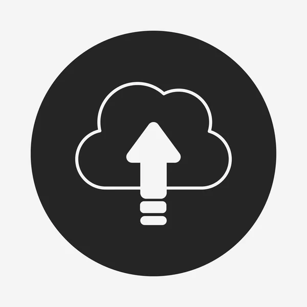 Icône i-cloud — Image vectorielle