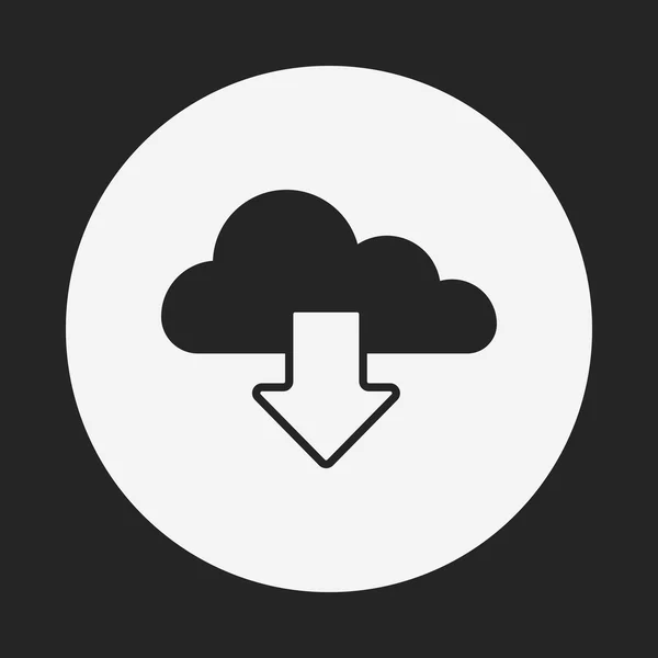 I-cloud pictogram — Stockvector