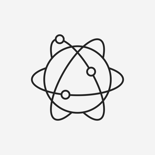 интернет линия значок
