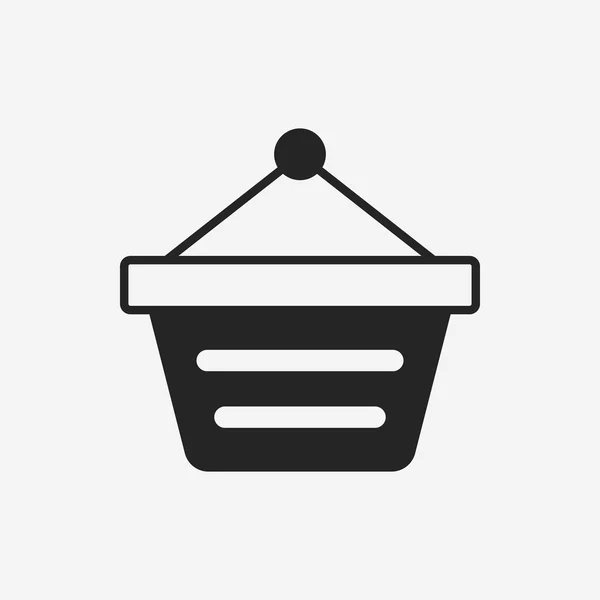 Shopping cart webbikonen — Stock vektor